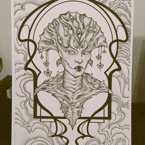 Illustration Princesse Alien