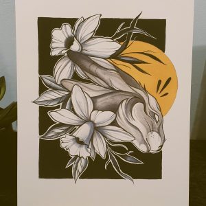 Illustration Narcissus Lepus