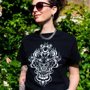 T-shirt sérigraphié MEOW
